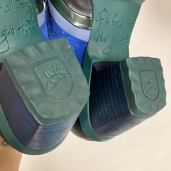 *BRAND NEW* Fluevog 2016 Hopefuls VOW, Blue/Green, Size 9.5 (best for 8/8.5)! - Picture 10 of 11